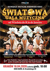 KONCERT - Światowa Gala Muzyczna od Wiednia do Rio de Janeiro